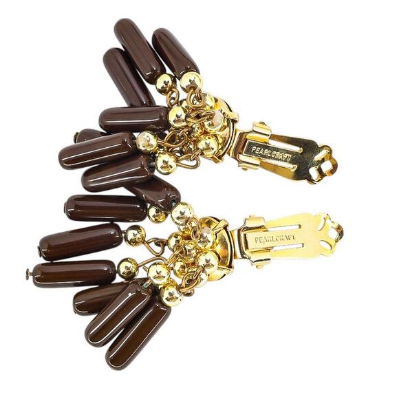 Lot Vintage To Now Jewelry Faux Tortoiseshell Goldtone Earthy Green Incl Signed - Picture 5 of 10